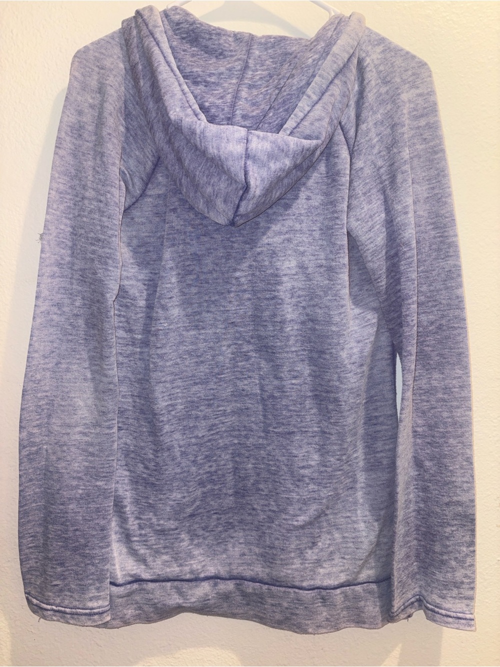 Y2K Roxy Women's Washed Heather Pullover Hoodie - Blue - Picture 2 of 7
